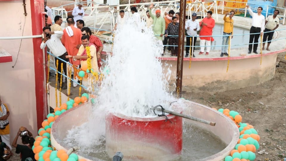 Indore: The water of Narmada reached in the evening, Minister Silavat said - the dream seen years ago came true today, today is the day with the most achievements