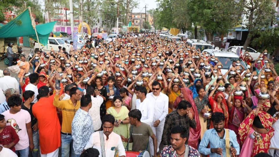 Indore: The water of Narmada reached in the evening, Minister Silavat said - the dream seen years ago came true today, today is the day with the most achievements