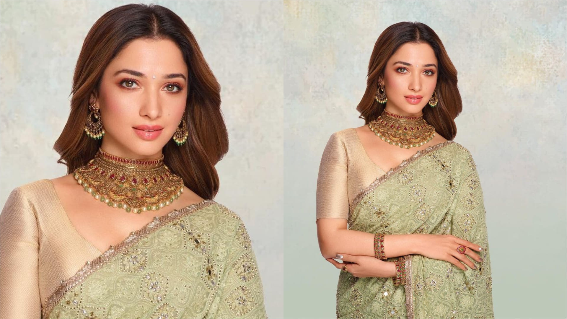 tamannaah bhatia looks stunning in saree pic