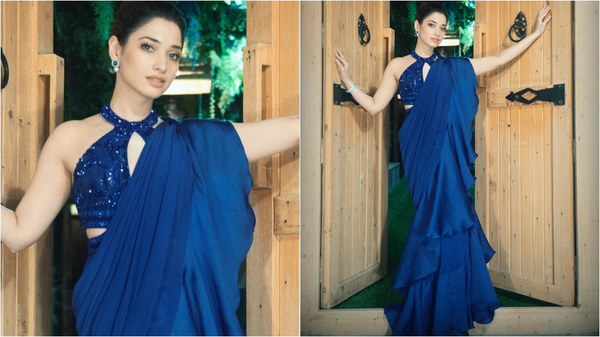 tamannaah bhatia looks stunning in saree pic