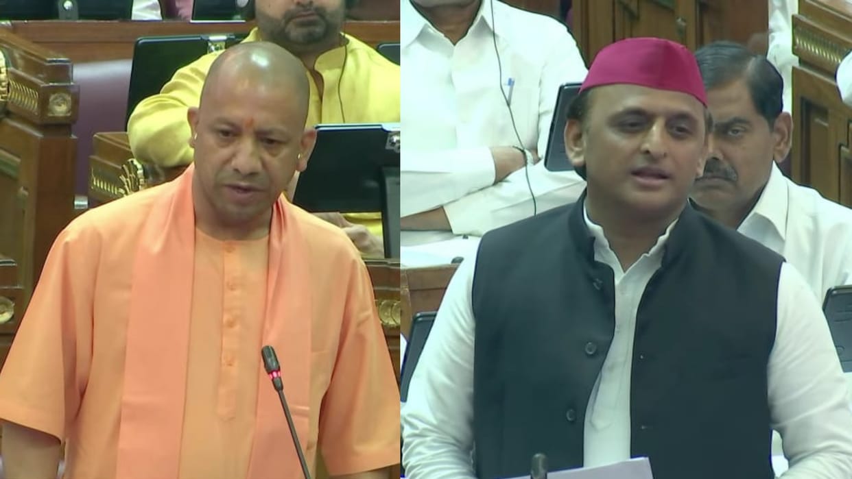 CM Yogi Adityanath wishes Akhilesh Yadav on his birthday.