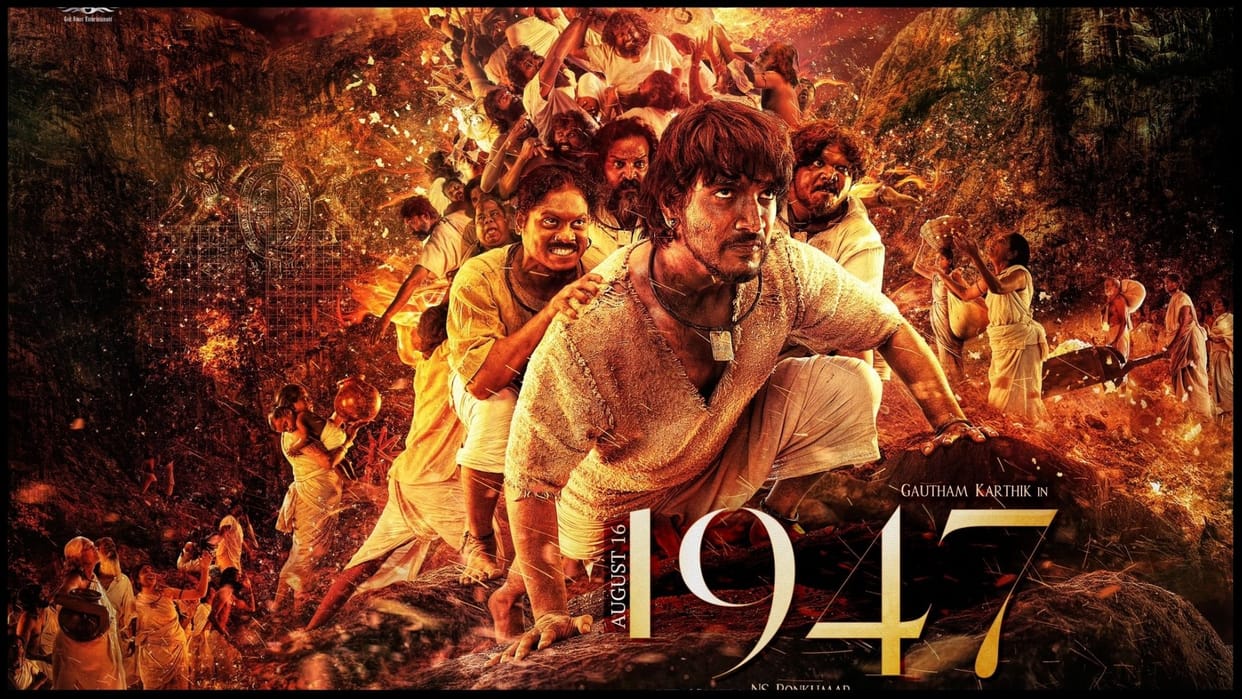 1947 August 16 first look: AR Murugadoss turns producer for Gautham Karthik Revathy starrer period drama