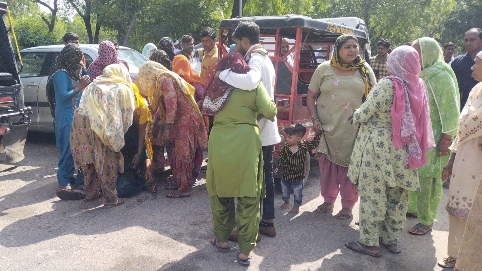 Seven people of Narnaund killed in road accident in Jind of Haryana