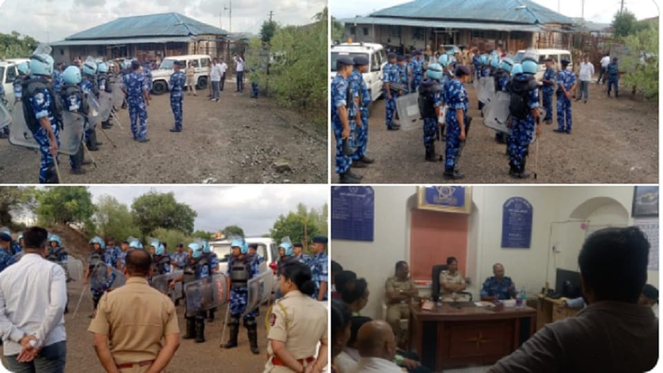 Security seen around Afzal Khan Grave in Satara in wake of a political row over it in the state