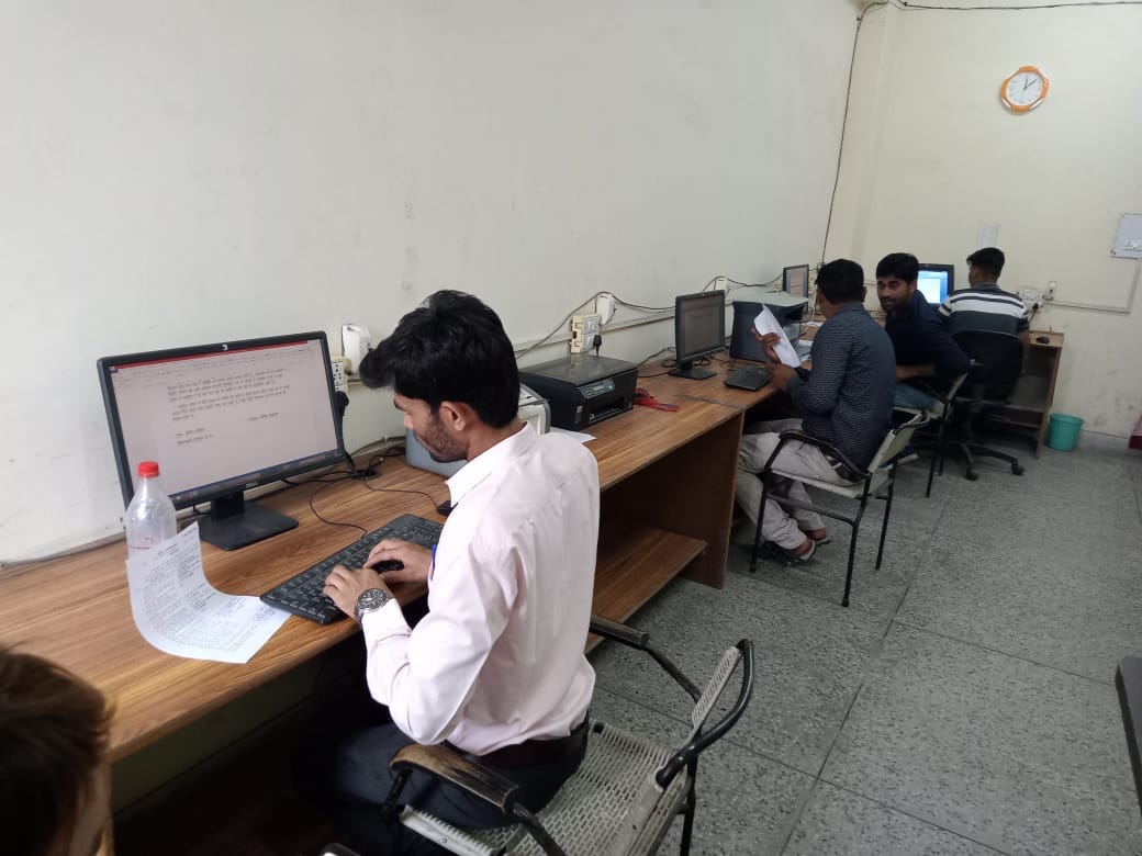The deceased dependents had to wait for four hours for the typing test