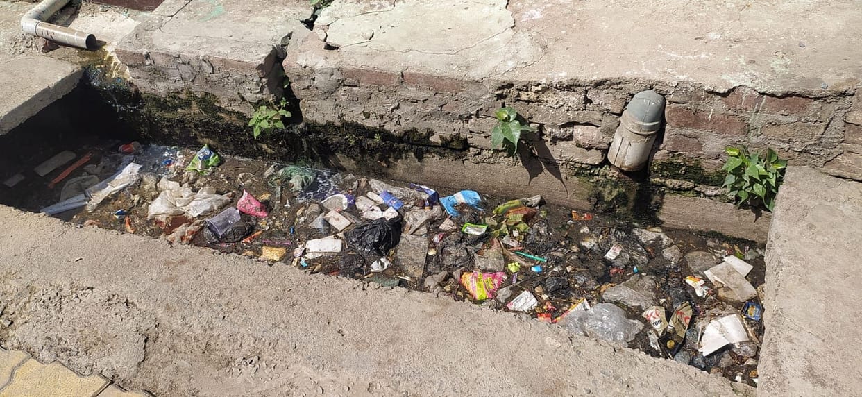 No drainage system, there will be trouble in rain