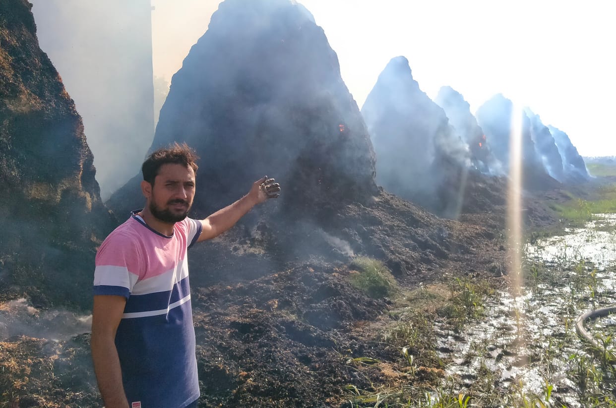 Fire in 12 wells of Tudi, Kurukshetra