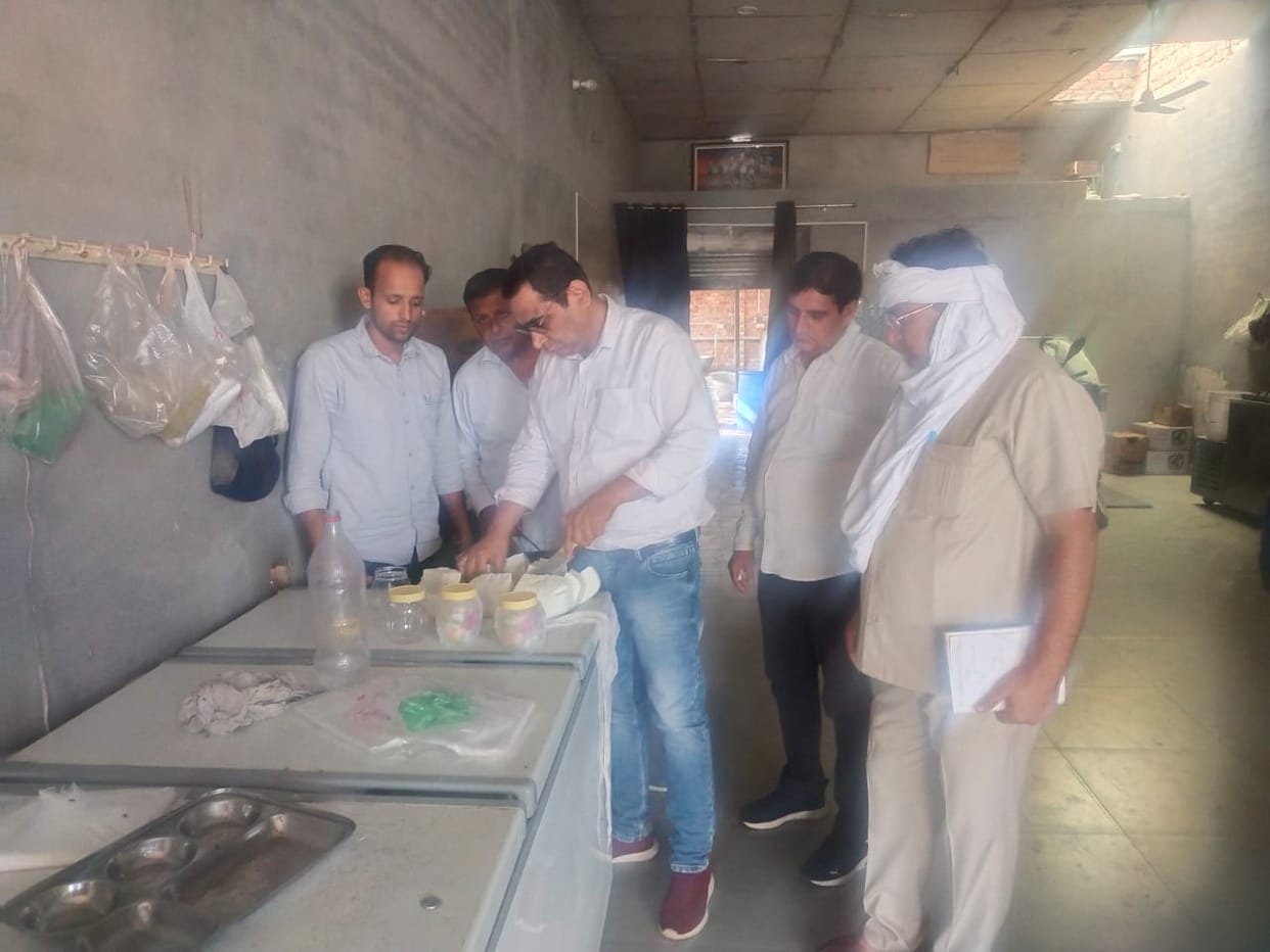 Eight quintals of ghee and 35 kg of paneer recovered, samples taken