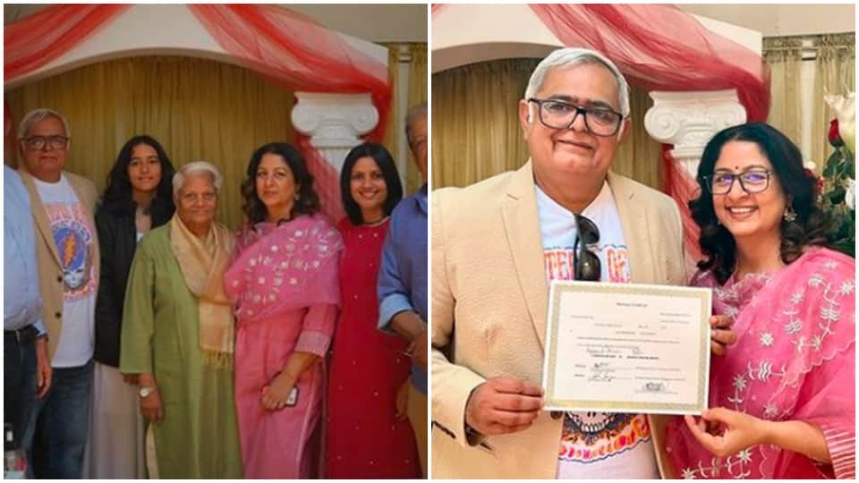 Hansal Mehta marries Safina Hussain after being together for 17 years