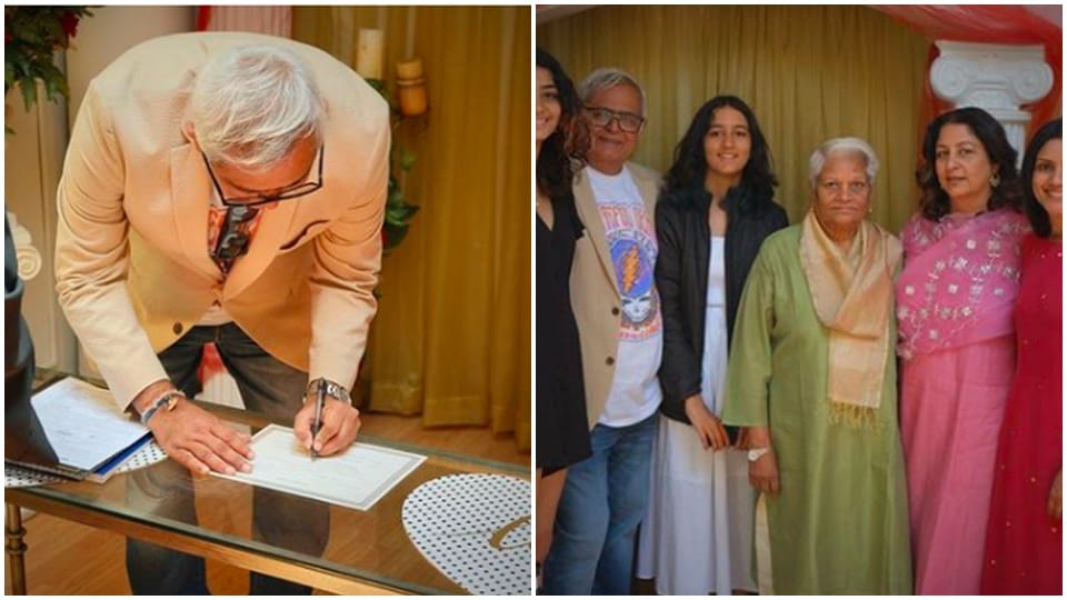 Hansal Mehta marries Safina Hussain after being together for 17 years