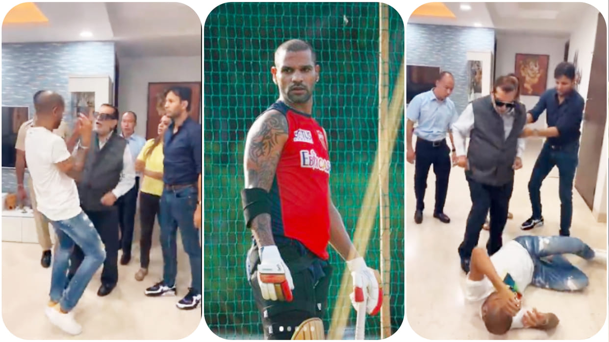 IPL 2022: Shikhar Dhawan beaten up by his father after Punjab Kings get knocked out of playoffs, WATCH video