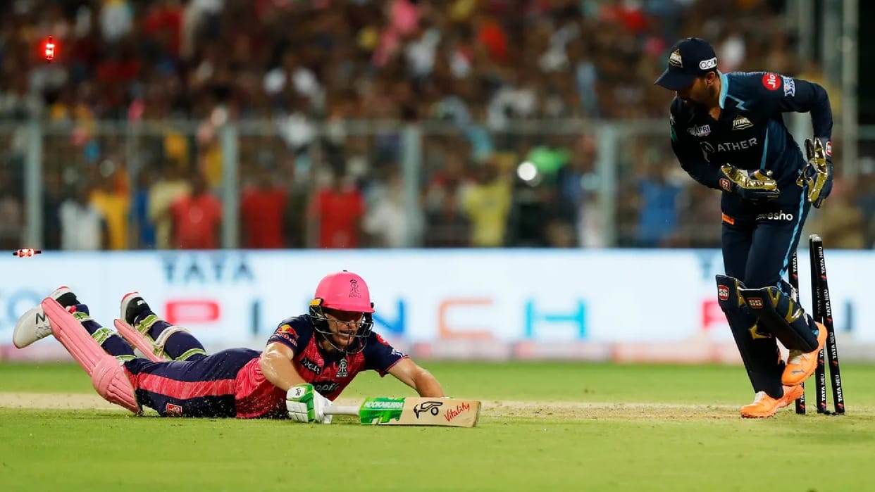 IPL 2022 RR vs GT Rajasthan Royals Lost 2 Wickets In One Ball Also Got 5 Runs On Last Ball Of Inning