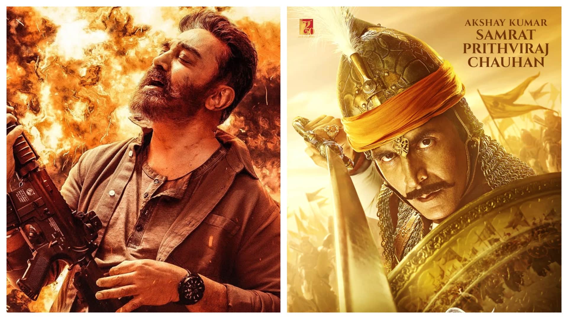 Box office clash 2022: Akshay Kumar Prithviraj to Kamal Haasan Vikram Laal Singh Chaddha Ganapath many mega budget upcoming films will clash