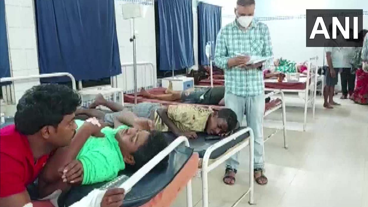 Odisha Ganjam bus Accident Six people were killed  over 40 injured after a bus overturned near Kalinga Ghat