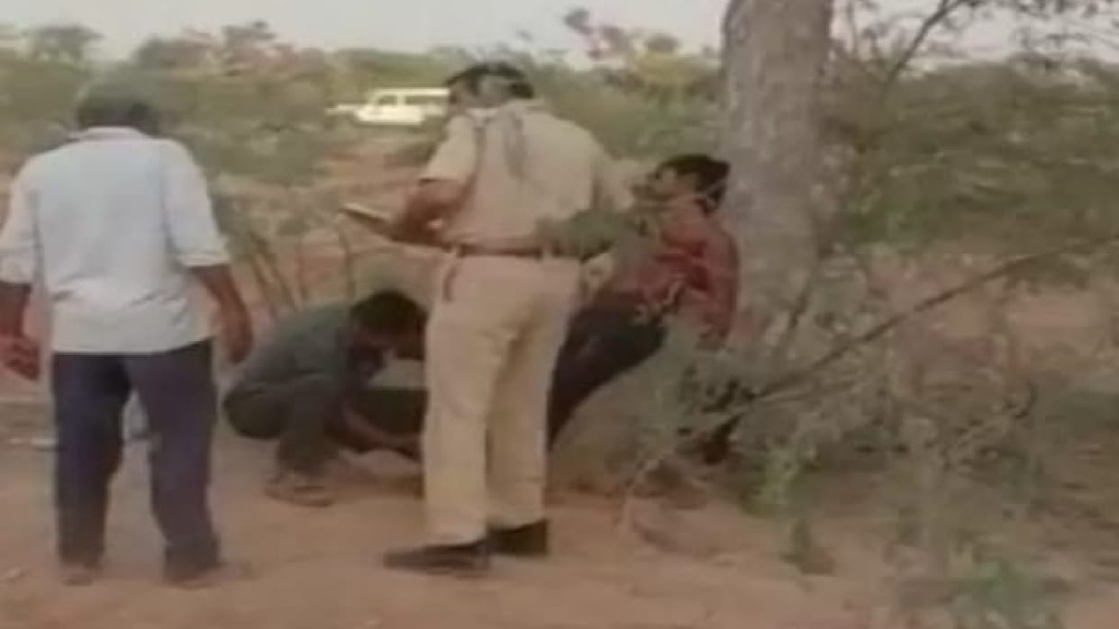 Rajasthan: If the daughter was not sent to her in-laws house, her father was taken away by MP, lying on stones in the scorching sun, 6 arrested
