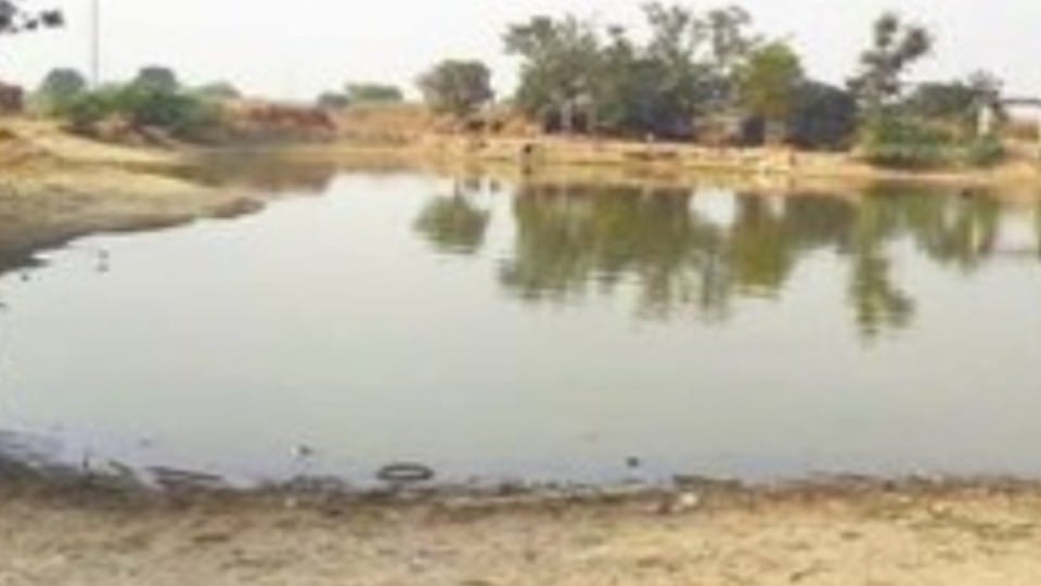 46 ponds missing on the portal of Revenue Department in Agra