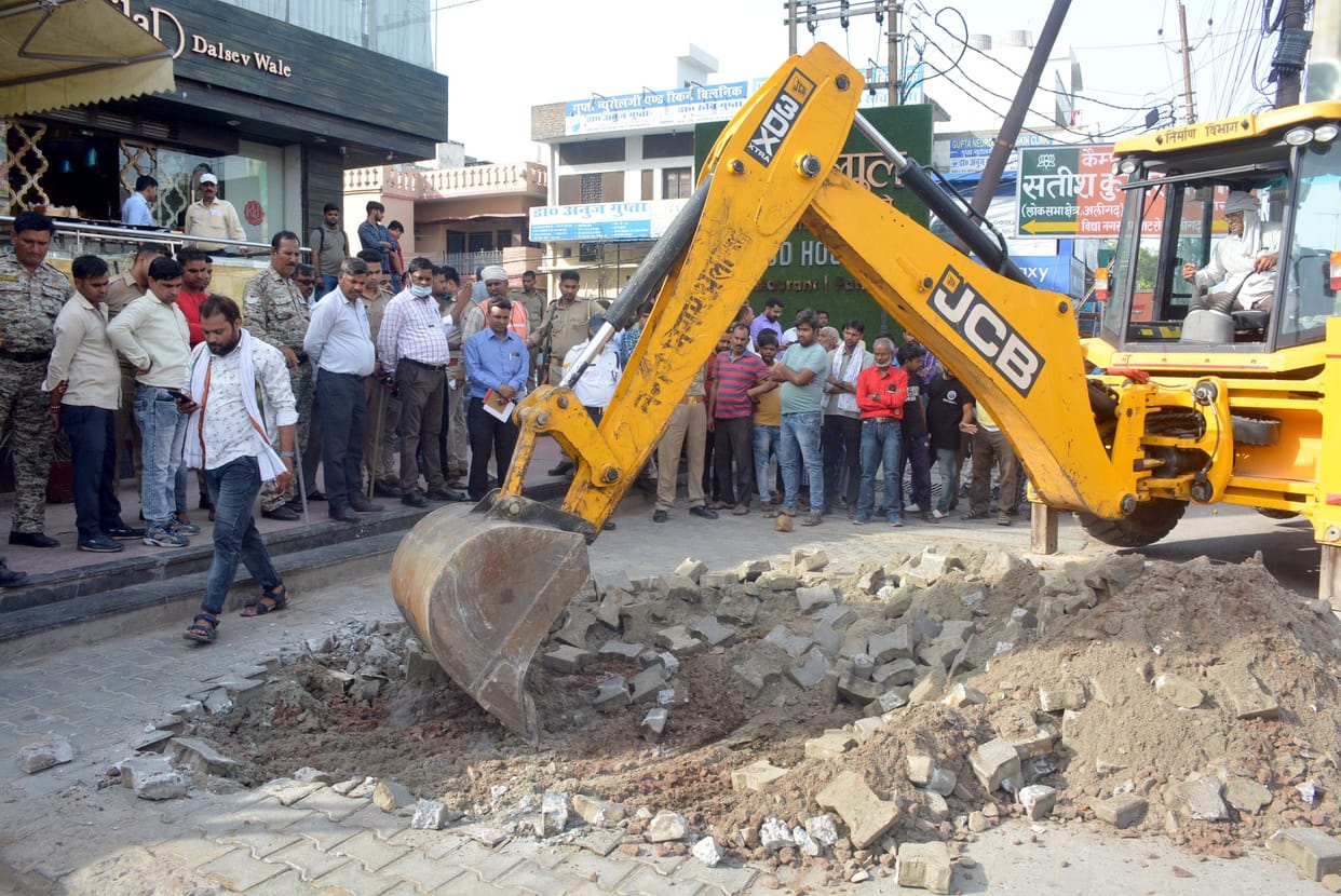 Encroachment removed