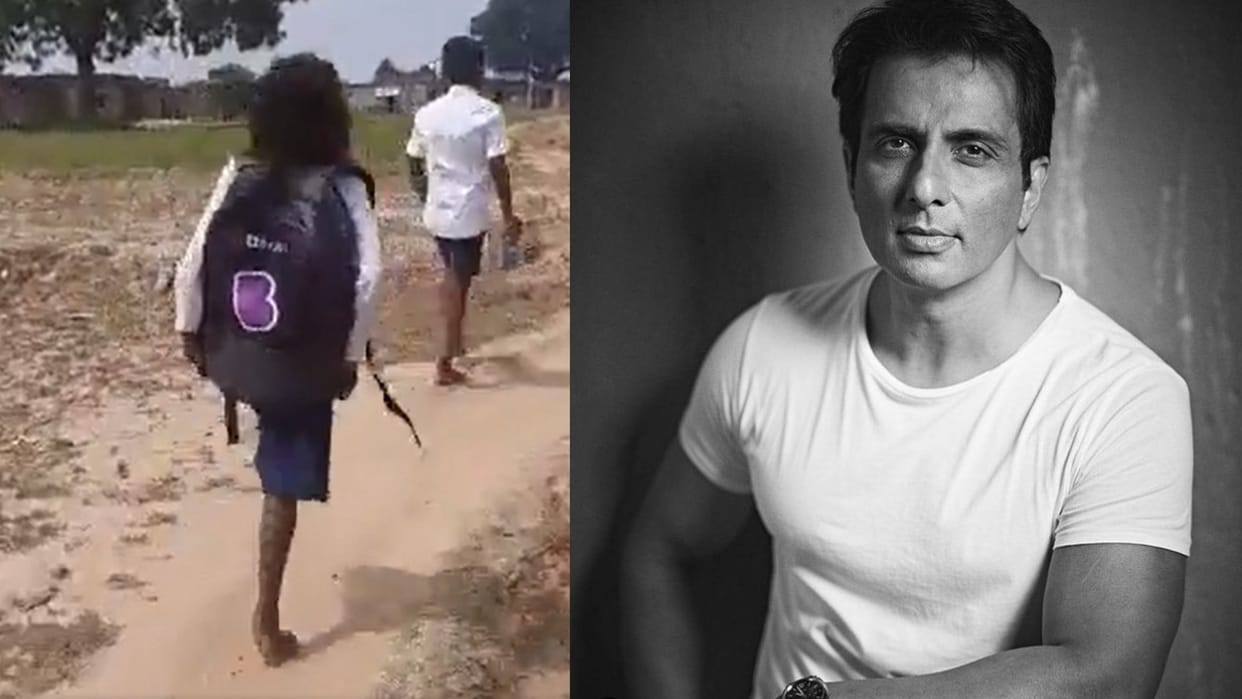 Bihar Girl Walking To School For 1 Km On 1 Leg Sonu Sood Plays Saviour Again