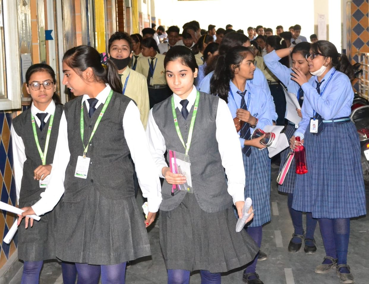 Seeing the easy question paper of IT, the smile on the face of the students