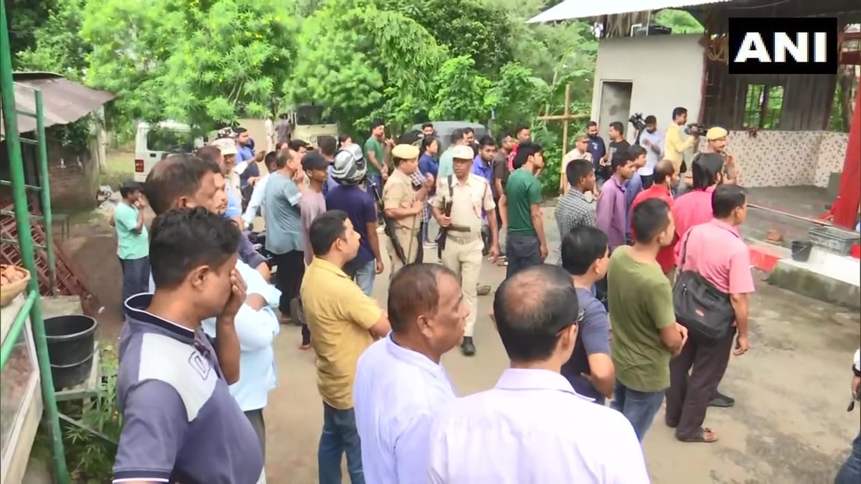Assam: Two roadside temples have been vandalised by unidentified miscreants in the Bhetapara area Guwahati 