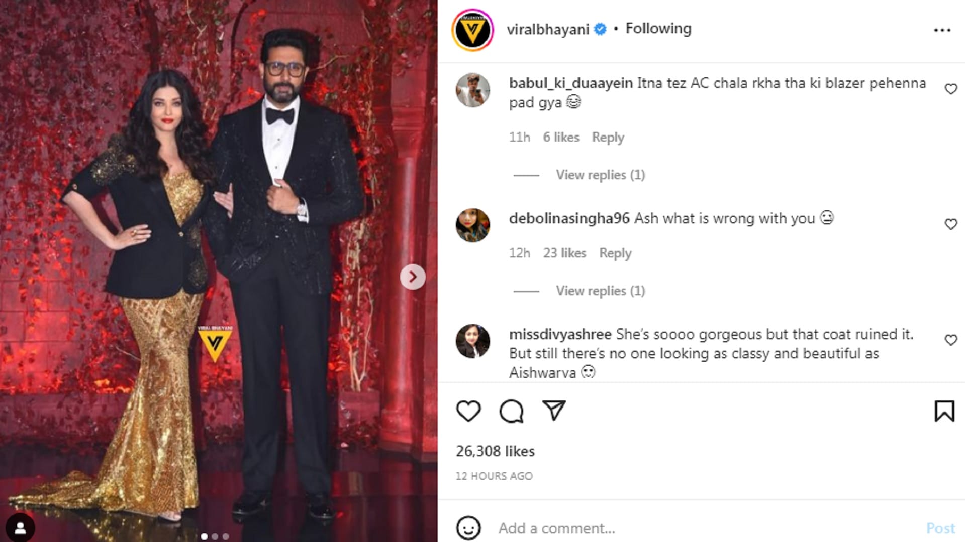 karan johar 50th birthday bash seeing aishwarya rai dressing sense users get troll him