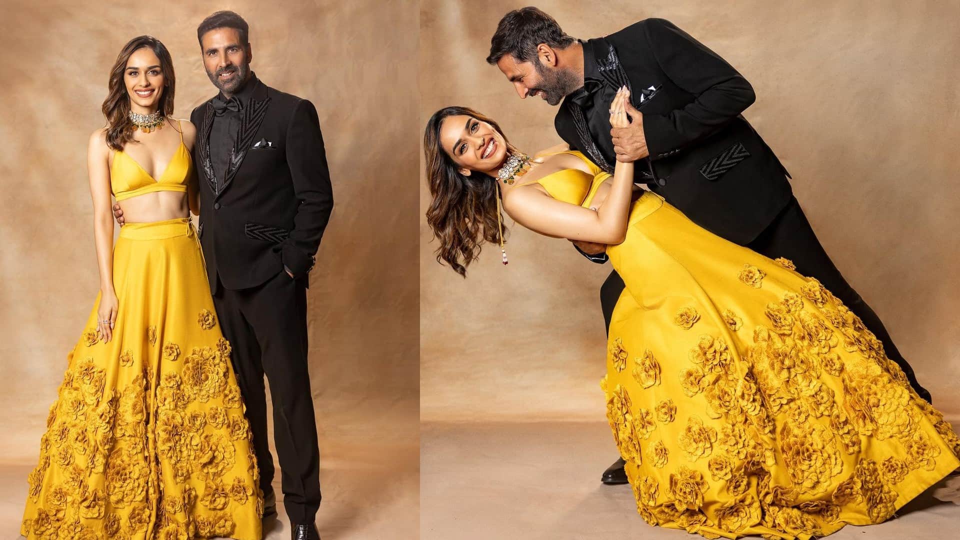 Photos of The Day: akshay kumar manushi chhillar beautiful chemistry and disha patani bold look see today celebrity update in 10 pictures