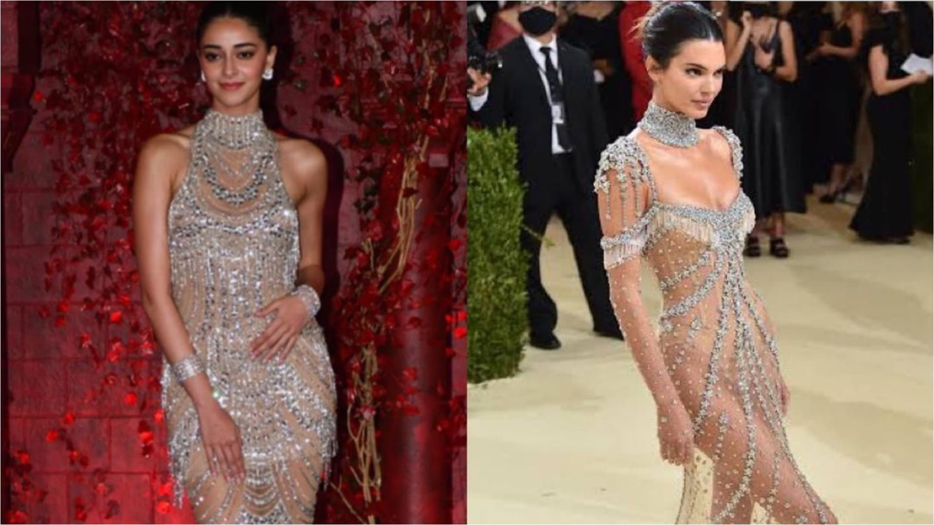 karan johar 50th birthday bash ananya pandey look inspired by kendall jenner met gala look