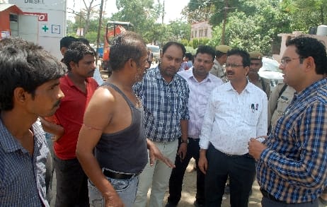 Municipality made Naurangabad intersection free from encroachment