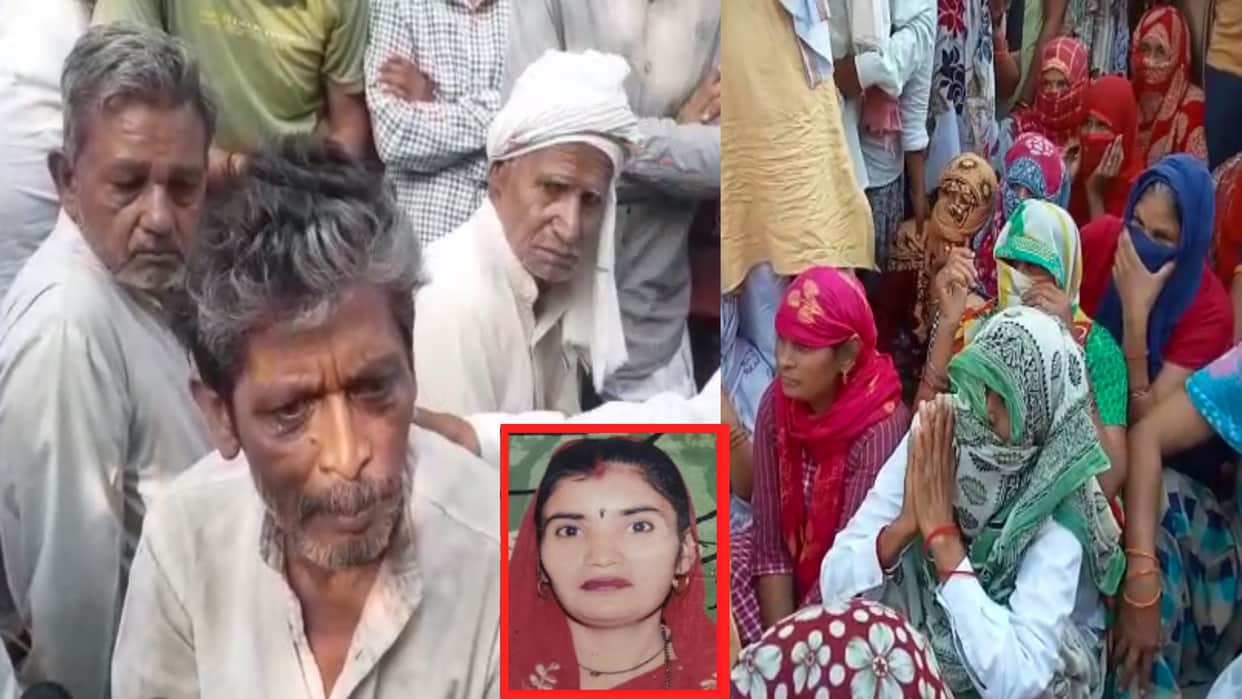 Baghpat Mother and two daughter death case: father said that police broke into house by breaking door and had indecency with women