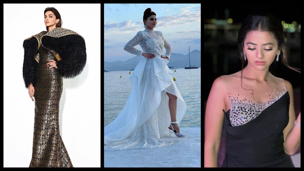 Cannes Photo Of The Day hina khan Deepika padhukone helly shah aditi rao hydari urvashi rautela masoommina wala hina khan 9th day looks in cannes film festival 2022