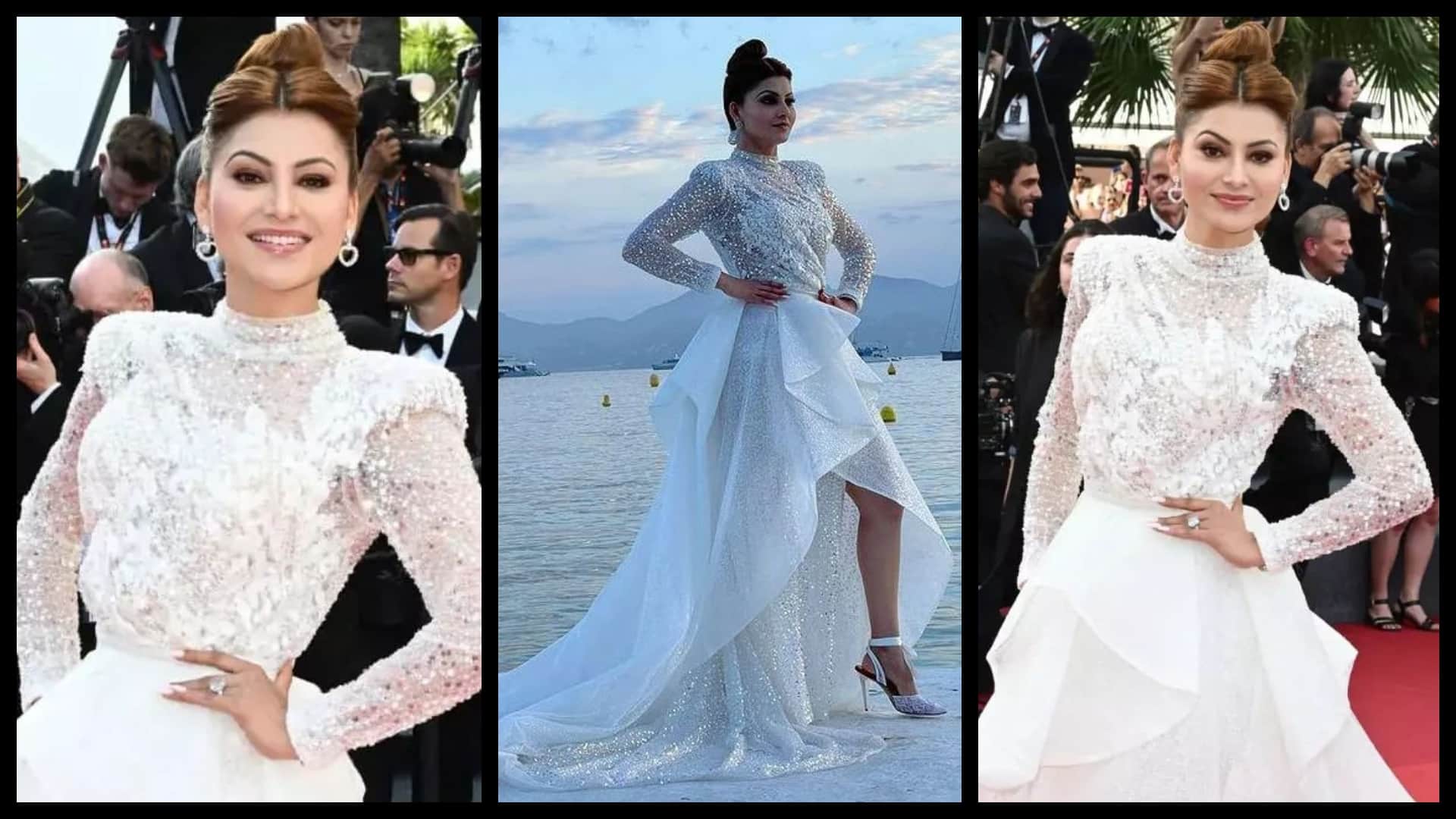 Cannes Photo Of The Day hina khan Deepika padhukone helly shah aditi rao hydari urvashi rautela masoommina wala hina khan 9th day looks in cannes film festival 2022