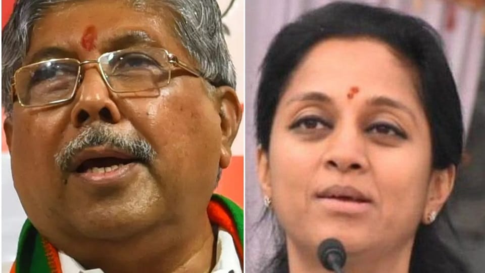Maharashtra BJP chief Chandrakant Patil tells Supriya Sule to go home and cook, draws NCP