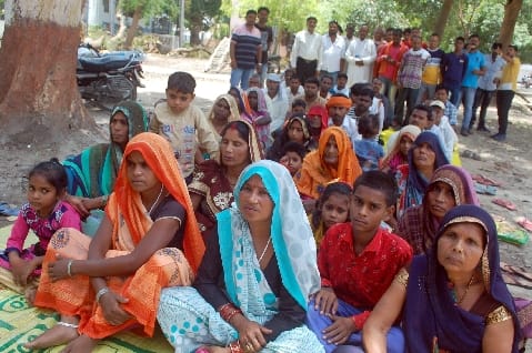 The family sat on a dharna for not disclosing the Ashoka murder case.