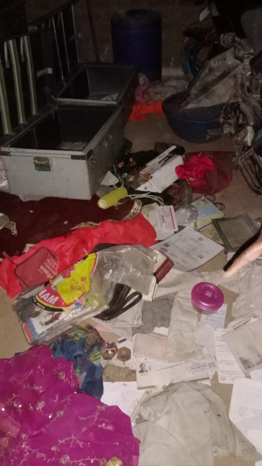 Millions stolen by cutting window mesh