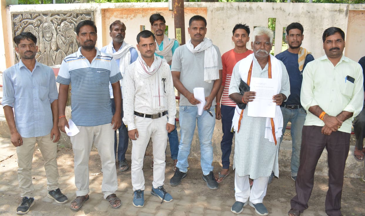 hardoi news,Occupation of well and temple land