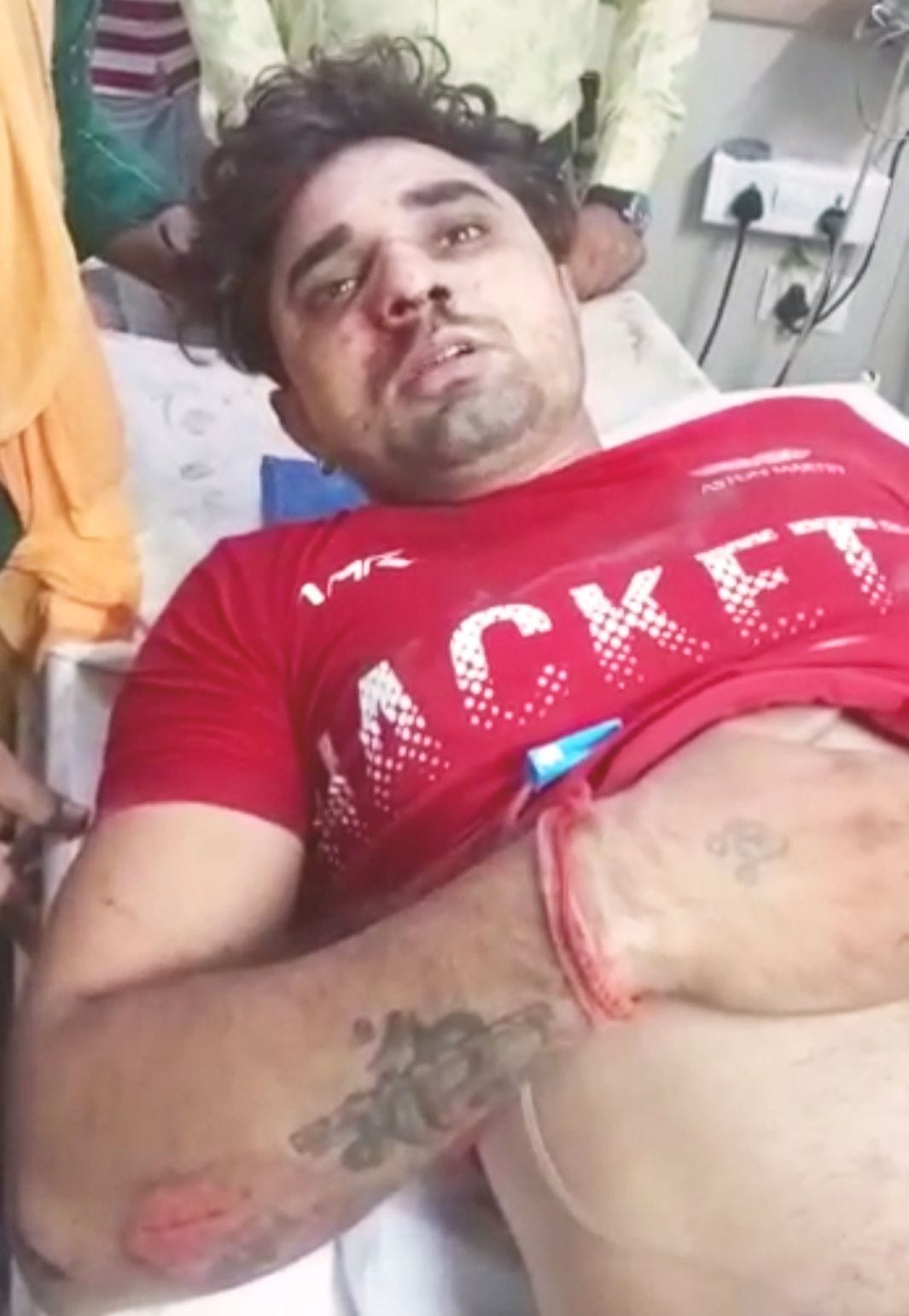 The young man who came to meet the girl was beaten up, poisoned