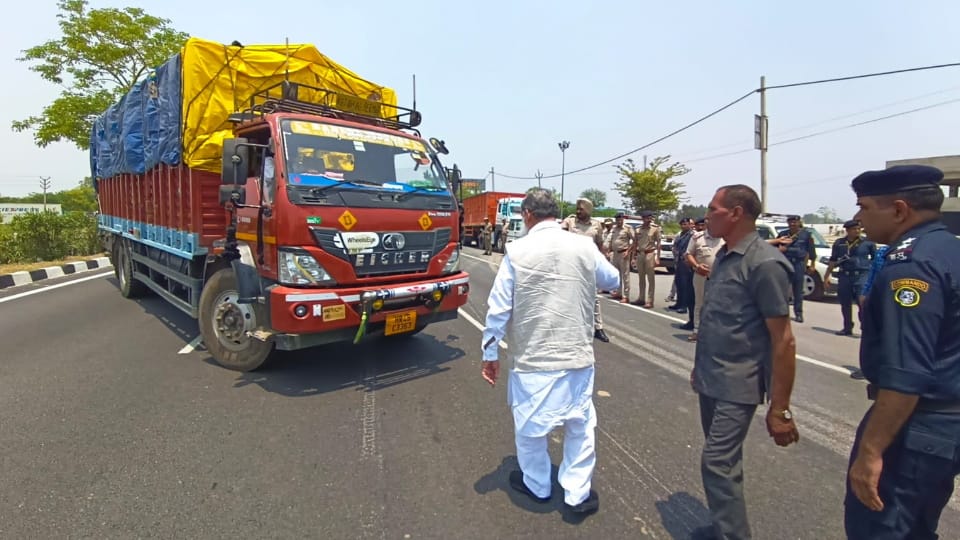 Haryana Home Minister Anil Vij ordered to challan heavy vehicles moving on wrong lanes on Ambala National Highway