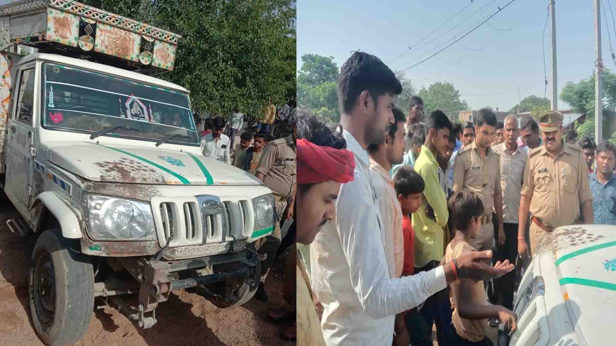 Road accident in Farrukhabad, bike rider died