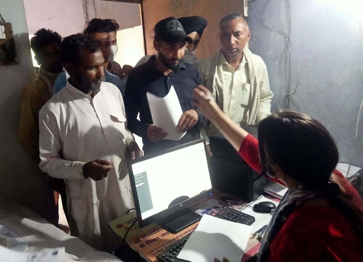 550 people surrendered ration cards