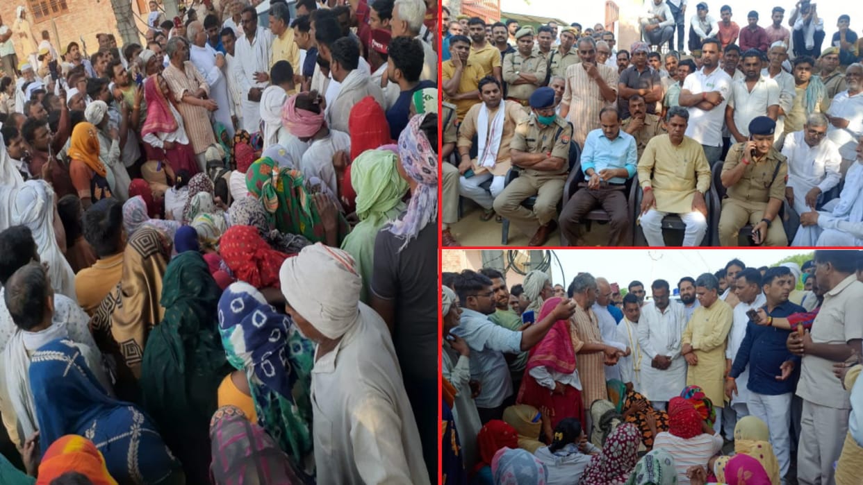 Mother and two daughter died by eating poison for being hurt by raid, ate poison, Uproar in Baghpat, six including SI sued
