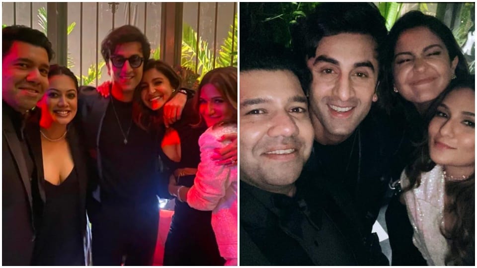 Ae Dil Hai Mushkil Ke co-stars Ranbir Kapoor and Anushka Sharma spotted together at Karan Johar party