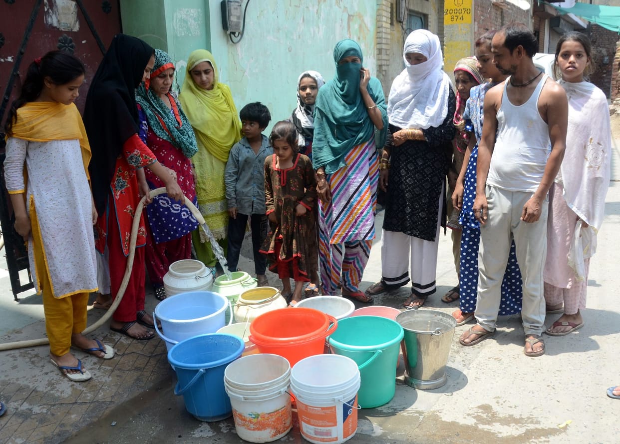 Water Crisis in saray intjam