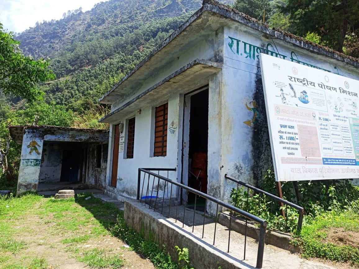 Out of 155 Anganwadi centers, 38 have buildings