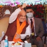 amit shah in kashmir with LG Manoj sinha