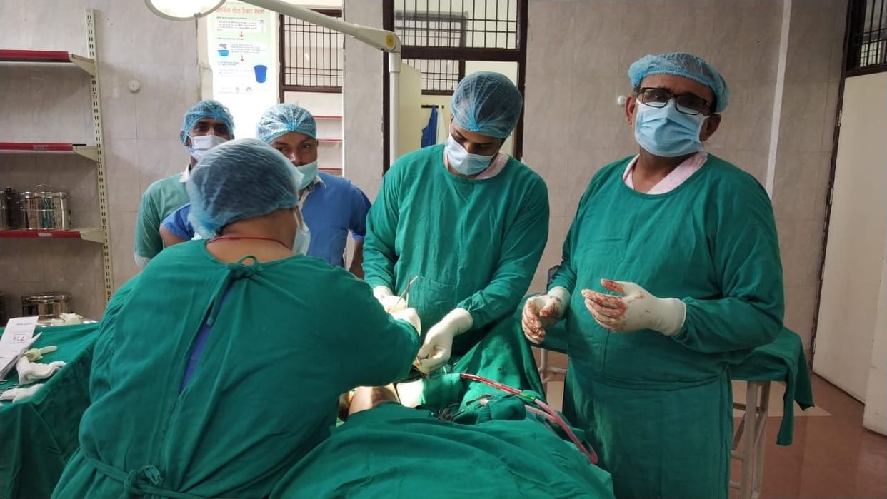Irony: Ward for ortho patients, no extra equipment set in OT