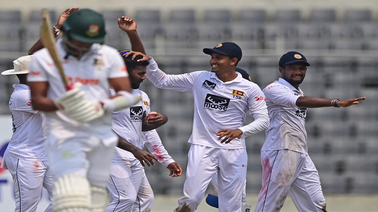 BAN vs SL: Sri lanka defeated bangladesh by 10 wicket and clinch test series 1-0