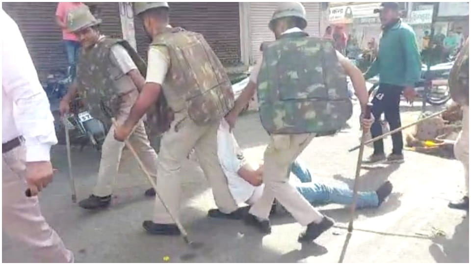 Bhilwara Adarsh massacre BJP and Hindu organization announced band police lathi charged