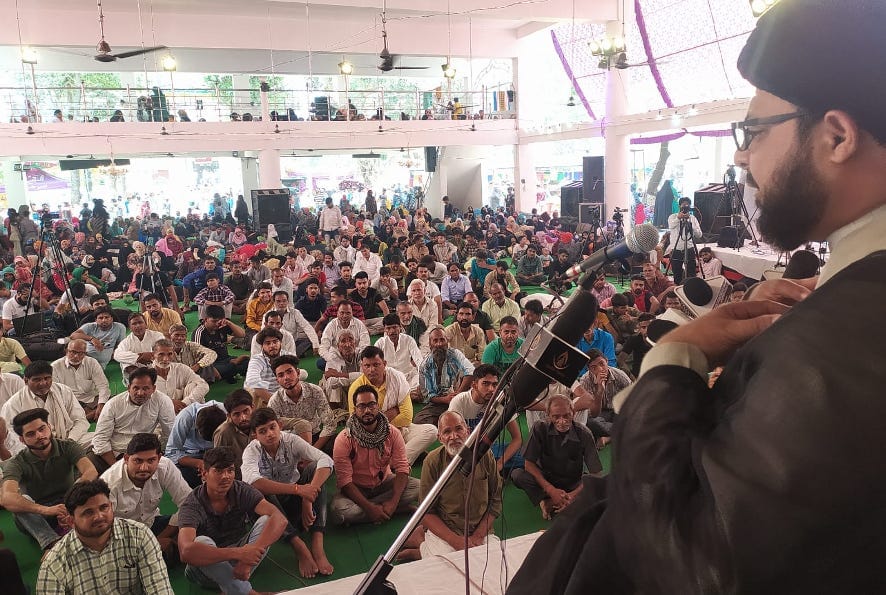 Four Roza Majlis of Najaf-e-Hind Jogirampuri begin