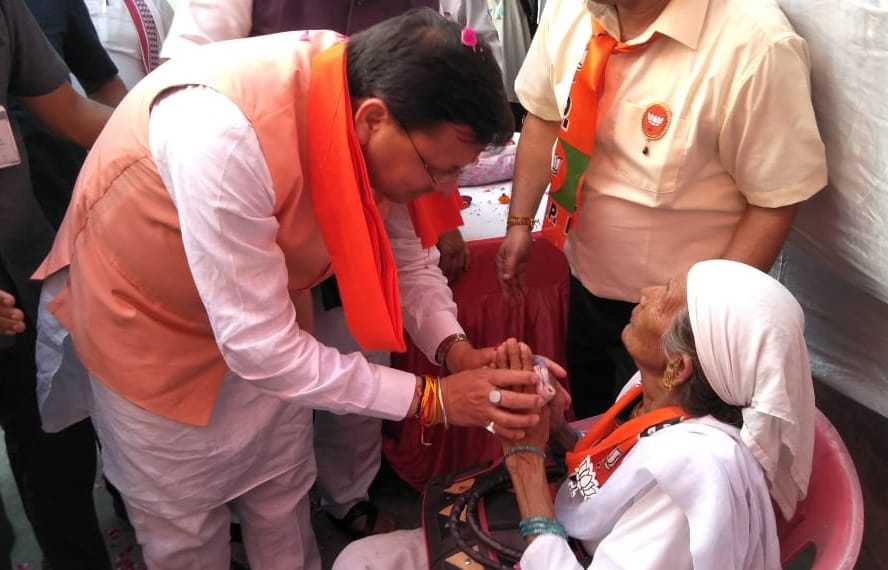 CM Pushkar Dhami in Tanakpur