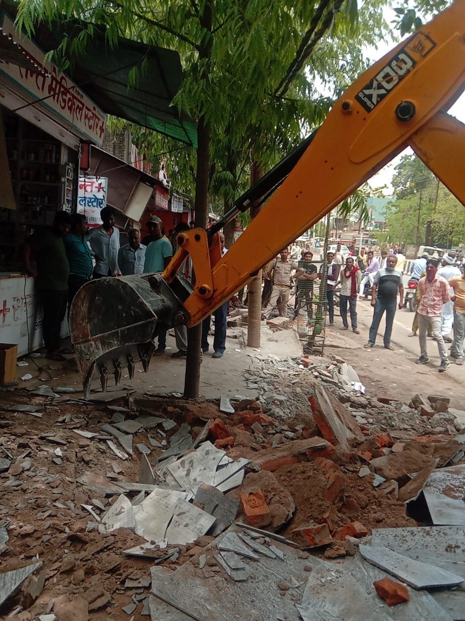 Bulldozer run, relief from jam